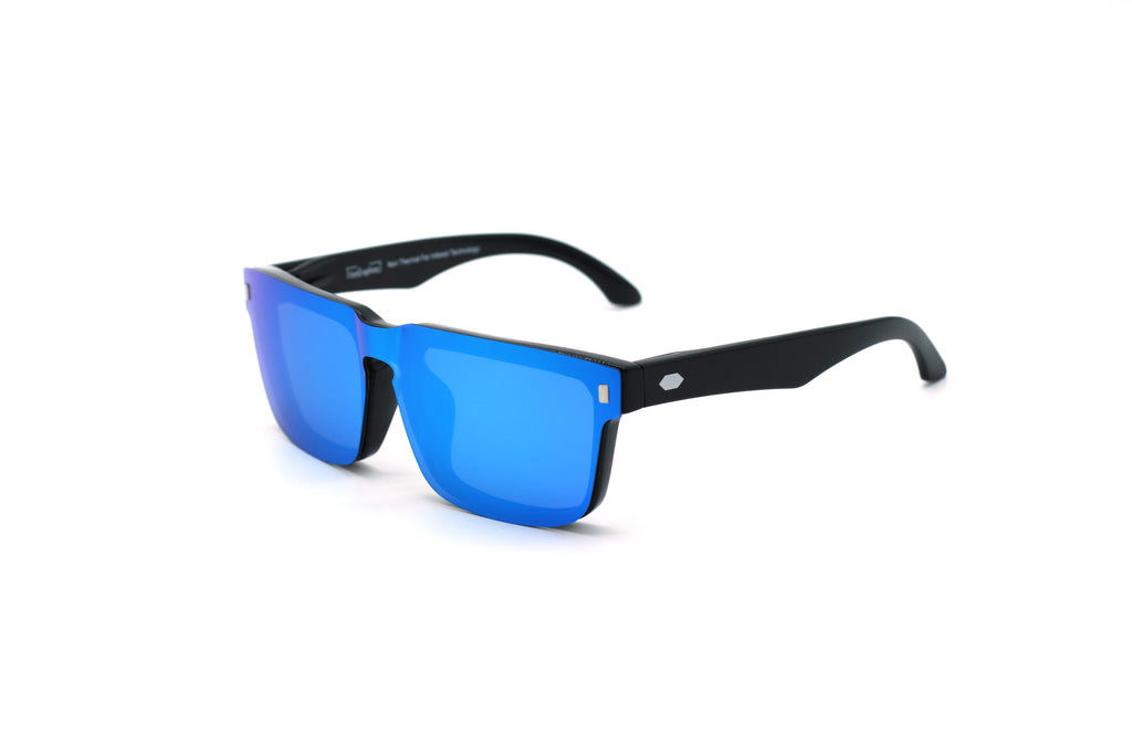 LYON Series｜Far Infrared Magnetic Sunglasses TF009M (Gloss Black Frame)
