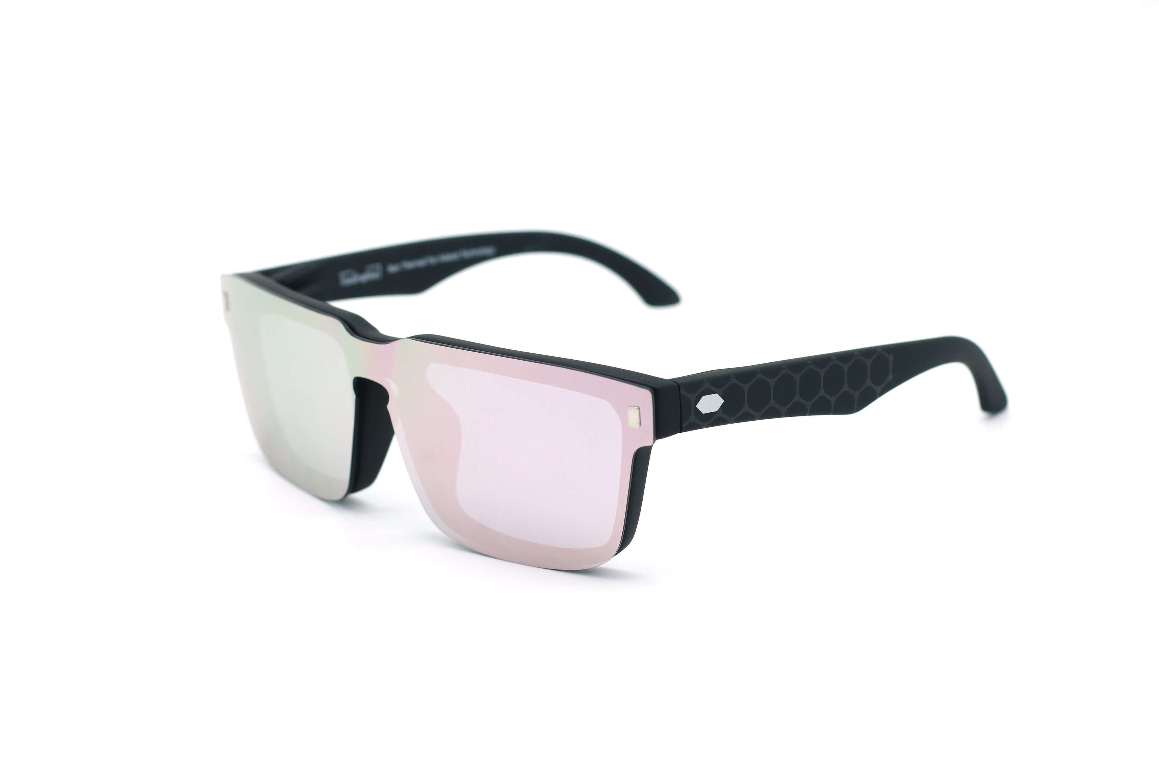 LYON Series｜Far-Infrared Magnetic Clip-On Sunglasses TF009M (Sand Black Frame)